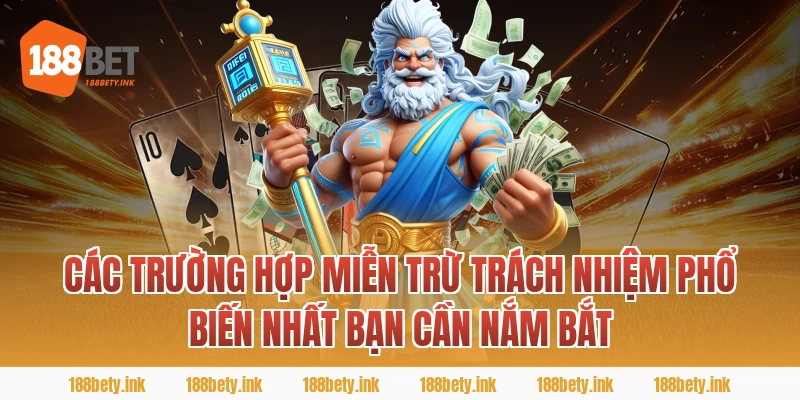 Các Trường Hợp miễn trừ trách nhiệm Phổ Biến Nhất Bạn Cần Nắm Bắt